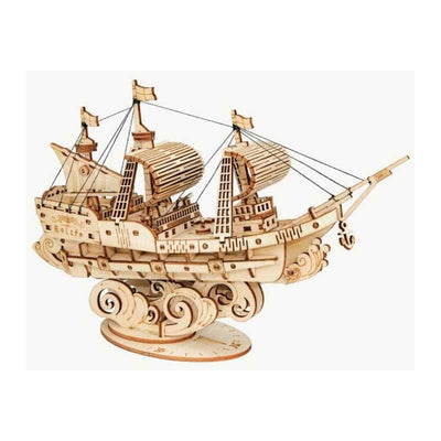 3D Wooden Puzzle Sailing Ship