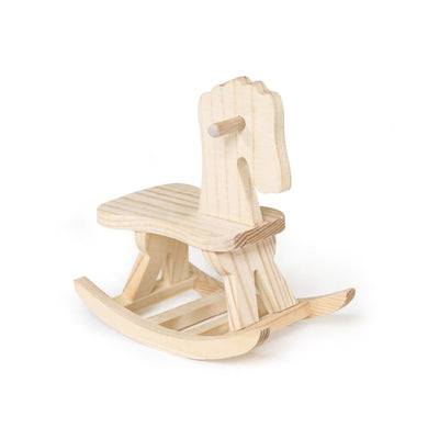 DIY Wooden Horse 11.5 x 6.5 x 11.7cm