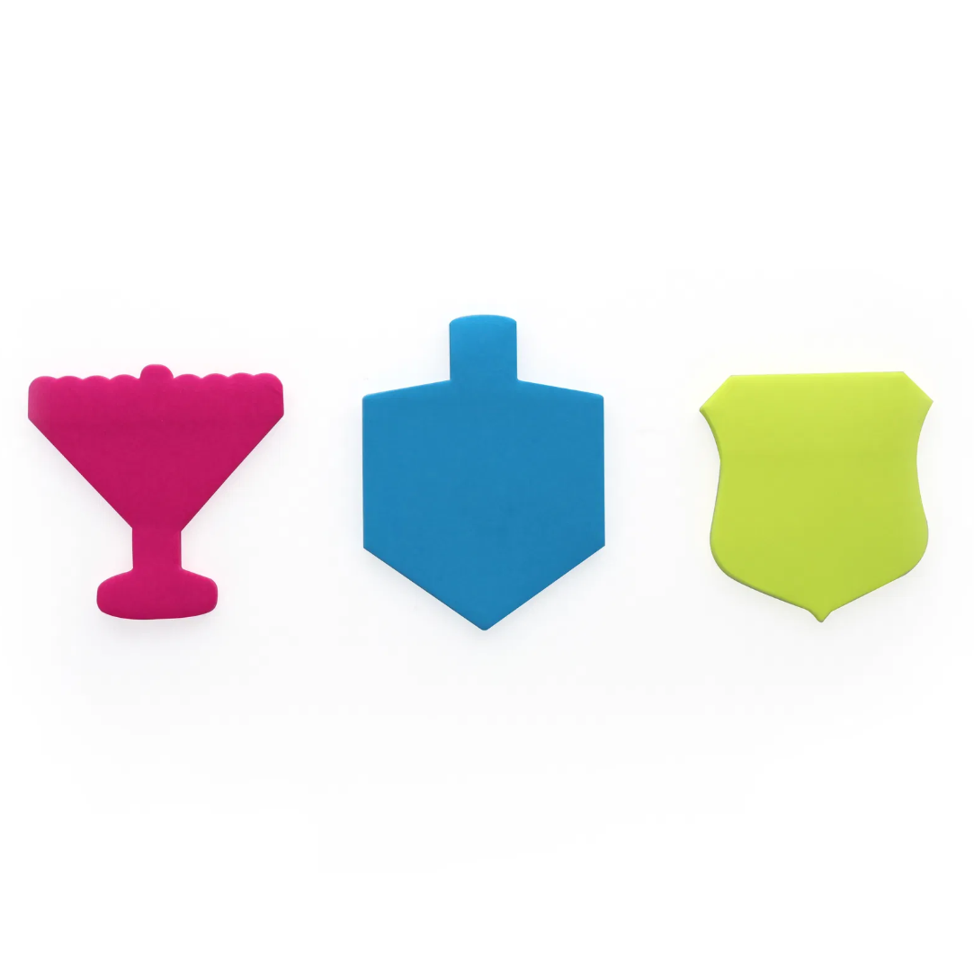Chanukah Sticky Notes 3.1" x 12.6" 3/pk