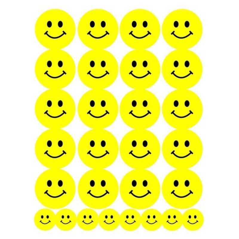 Smiley Faces Stickers (25 Sheets)