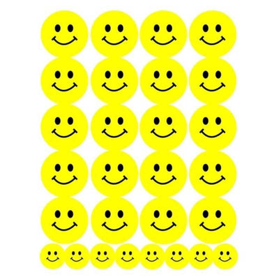 Smiley Faces Stickers (25 Sheets)