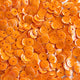 Sequins 8mm Orange 800/pk