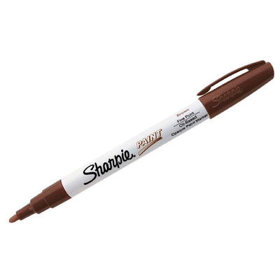 Sharpie Permanent Paint Marker Fine Tip (Brown)