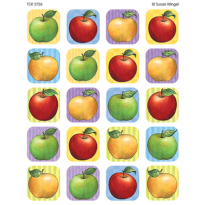 Apple Square Stickers 5/sheets (Discontinued)