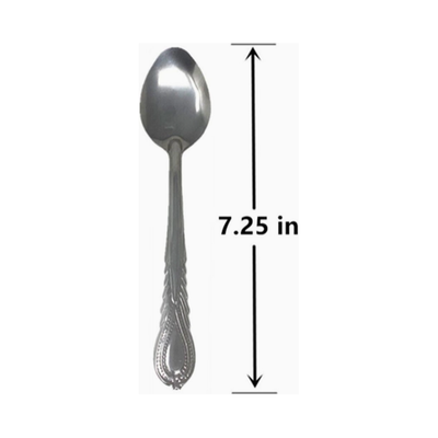 Stainless Steel Spoon 1/pc 7.25"