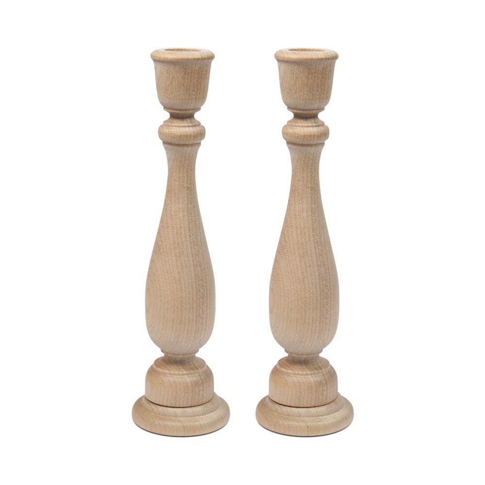 Wooden Candle Sticks 9" 1/pc