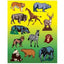 Wild Animals Stickers Die Cut (25 sheets)