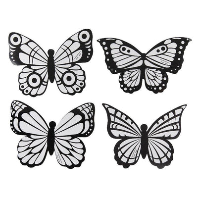 Butterflies Coloring Sheets, 4" x 3"- 24/pk