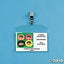 Plastic Clip Badge Holders 3 3/4" x 3" 25/pk