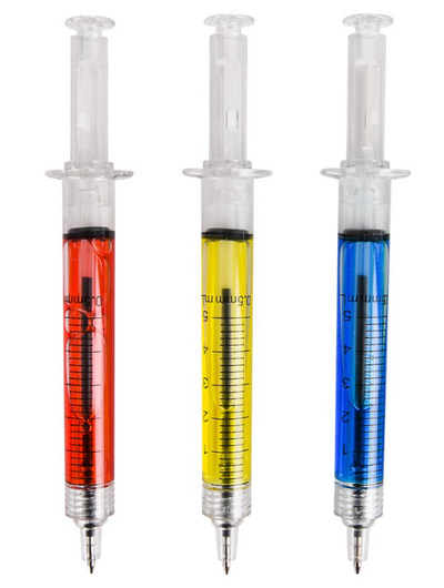 Assorted Syringe Pens 12/pk