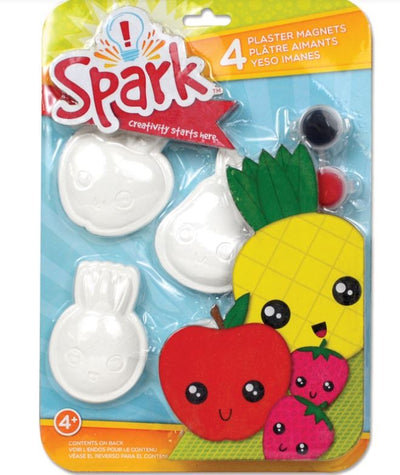 Plaster Magnet Fruit Kit (closeout)