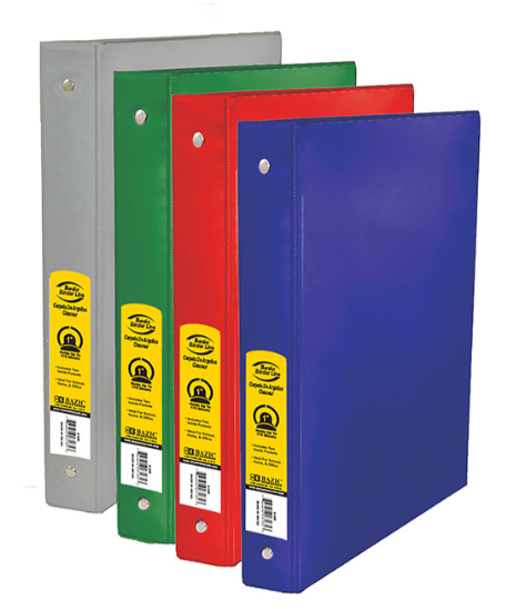 View Binder Assorted 0.5"