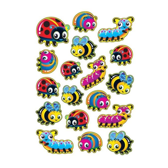 Bug Buddies Licorice Scent Stickers 72/pk (4 Sheets)