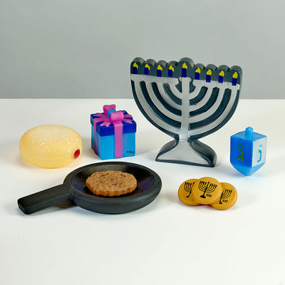 Vinyl Chanukah Play Set 7 pcs
