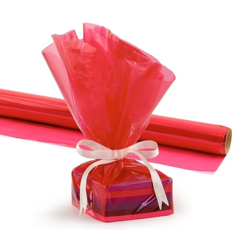Cellophane Wrap (Orange, 40-Inch X 100 Ft)