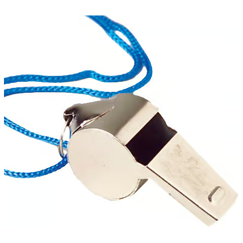 Metal Whistles With Lanyard 12/pcs.