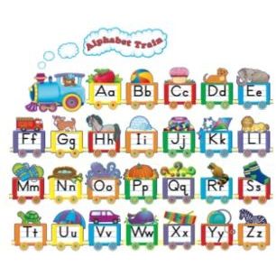 Alphabet Train Bulletin Board Display Set 31/pk