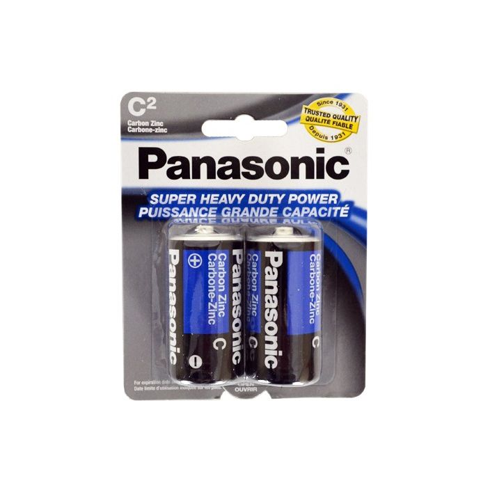 Heavy Duty Panasonic Battery C-2/pk