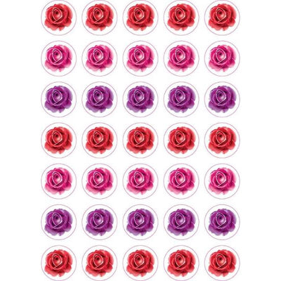 Rose Stickers 3/4" (10 Sheets)