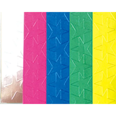 Stickers Star Assorted Colors Foil 1/2" 440/pk