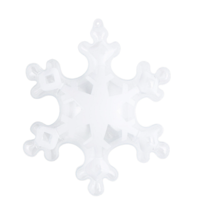 Inflatable Small Snowflakes 12/pk 10 1/2" x 4" x 11 3/4"