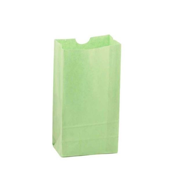 Craft Paper Bags (Small 4.5" x 2.5" x 8.5", Red, 100)
