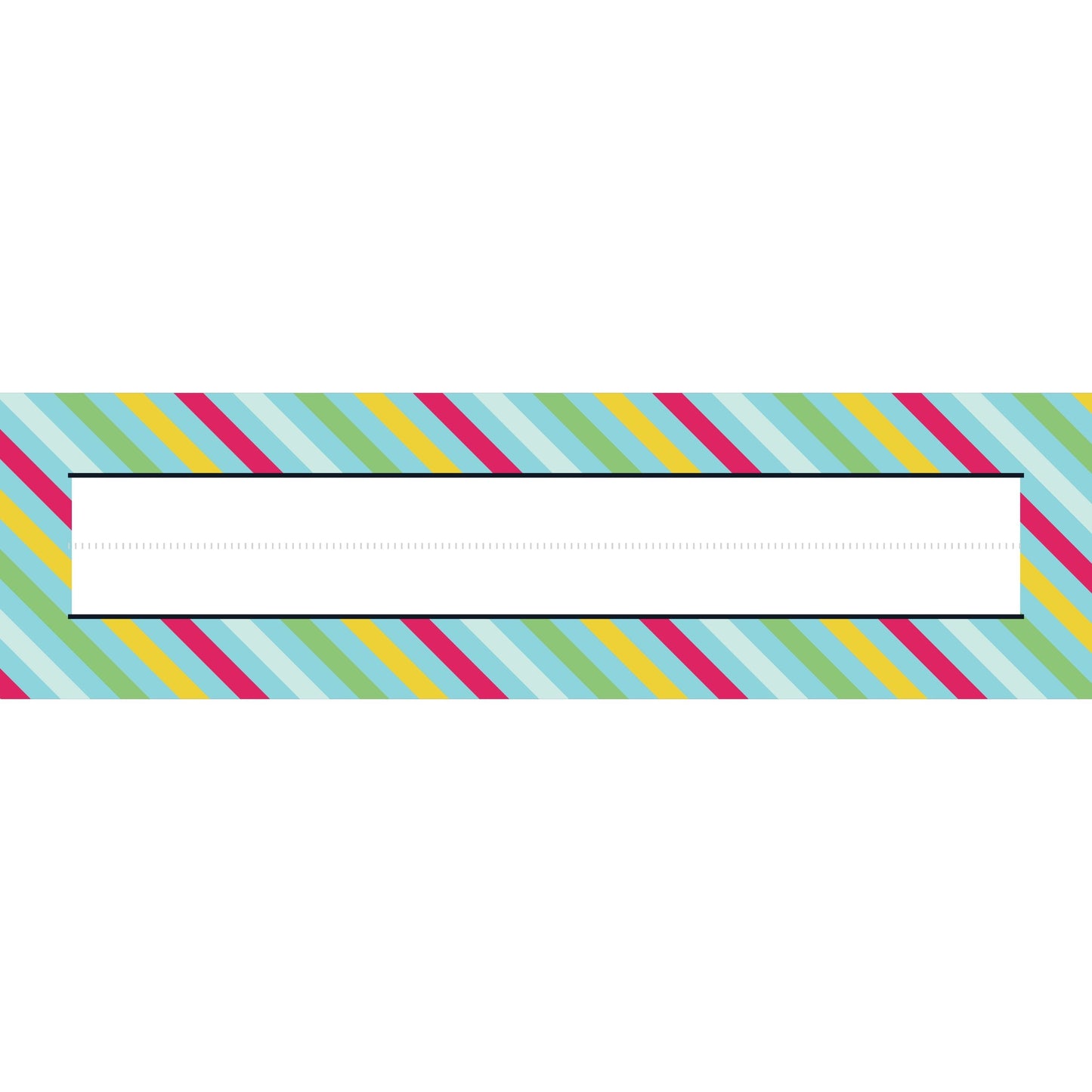 desk name strips - stripes