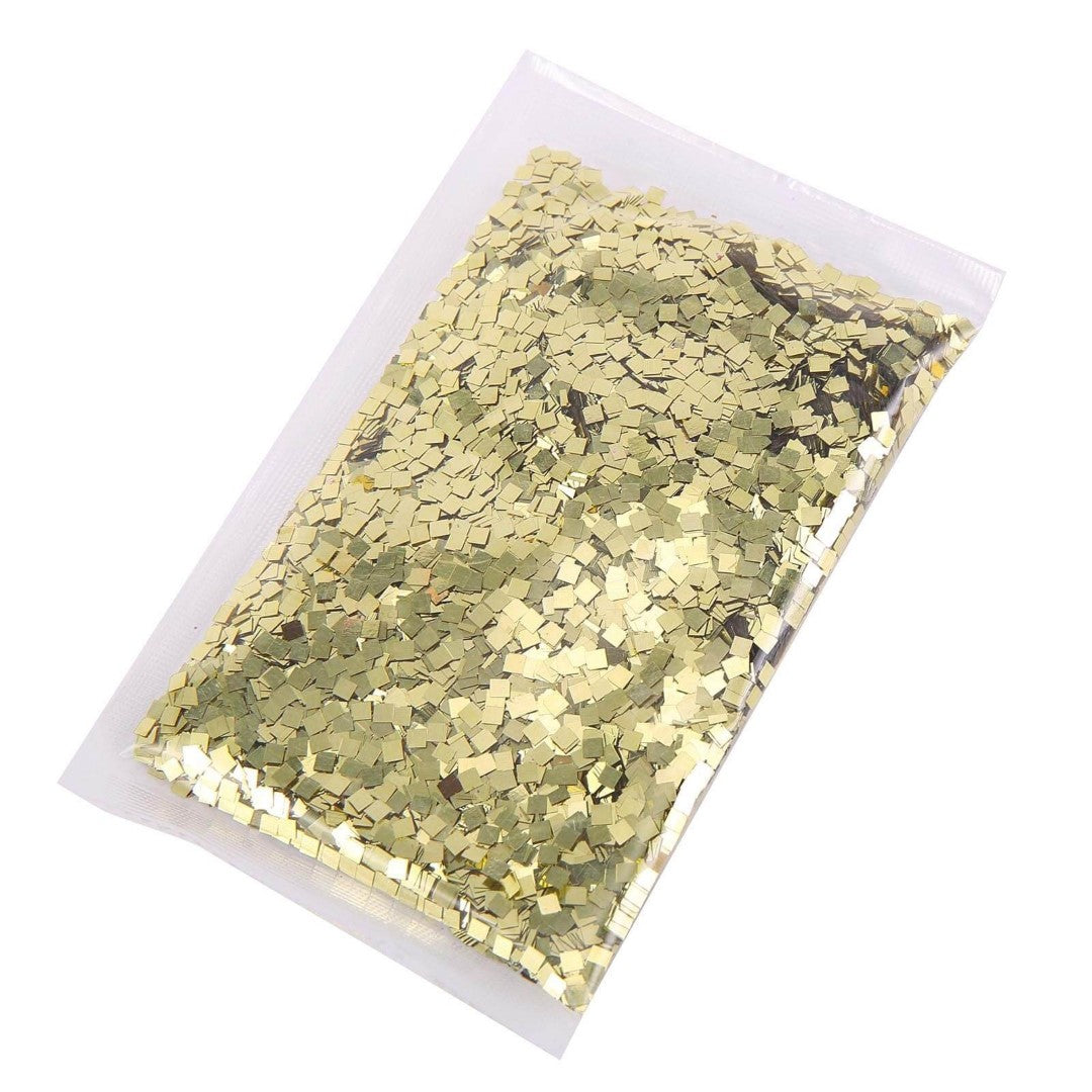 DIY Art & Craft Confetti Glitters Gold Chunky Glitters 50 Grams