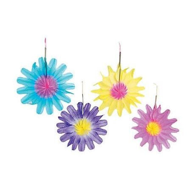 Flower Hanging Fans 12/pk