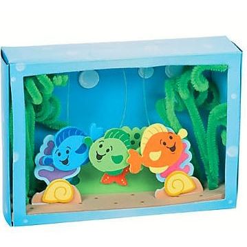Aquarium box craft kit 12/pk