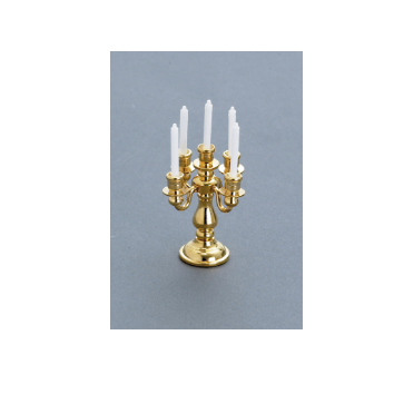 5-ARM CANDLEABRA miniature
