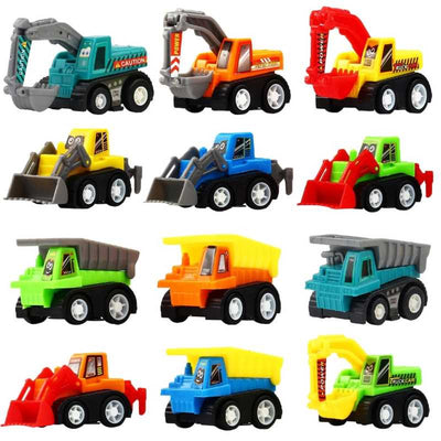 Mini Pull Back Construction Vehicles