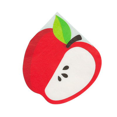 Apple-Shaped Luncheon Napkins 6 1/2" 16/pk