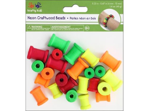 Neon Beads 40g Asst Sizes (closeout)