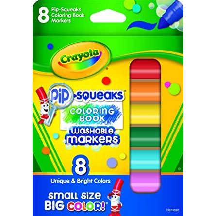 Crayola Pip Squeak Washable Coloring Markers 8/pk