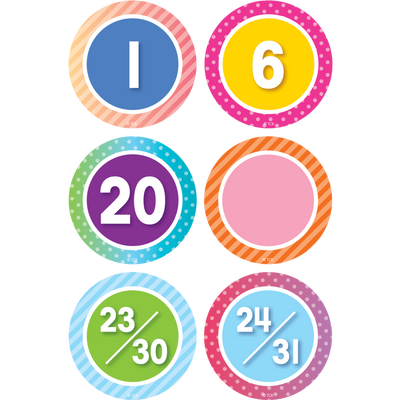 Colorful Vibes Calendar Days