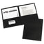 Two Pocket Paper Folders (Assorted, 100 Pack)