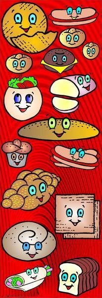 Hamotzi Stickers Die Cut (25 Sheets)