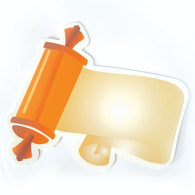 Megillah Cardstock Cutout 5" 20/pk. (discontinued)