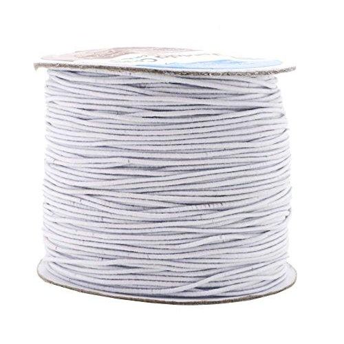 Elastic Cord 1mm 109 Yards, White