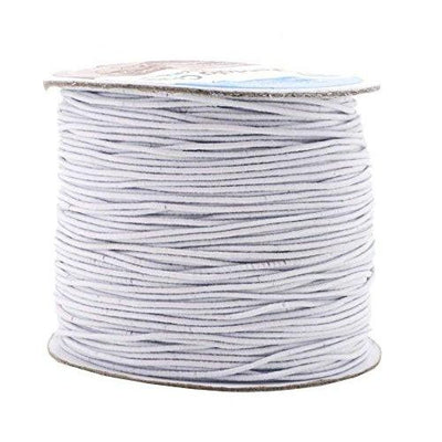 Elastic Cord 1mm 109 Yards, White