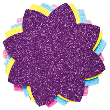 Foam Flower 5.5" 6/pk