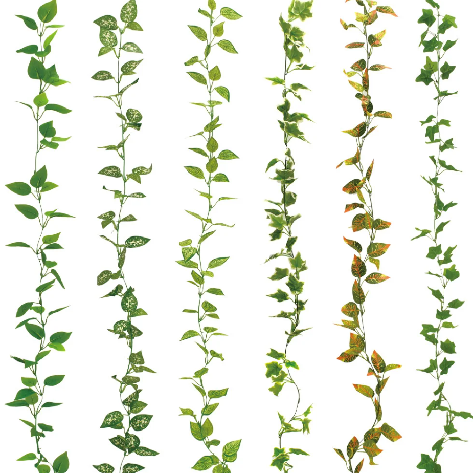 Simulation Plant Leaves 2.5" Leaves 7.54 Ft  1/pc