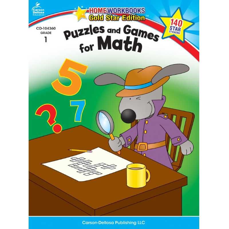 Puzzles and Games for Math Activity Book