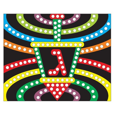 Chanukah Jewel Art 6.5″ x 8″