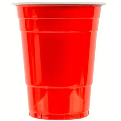 Red Plastic Cup 16oz 50/pk