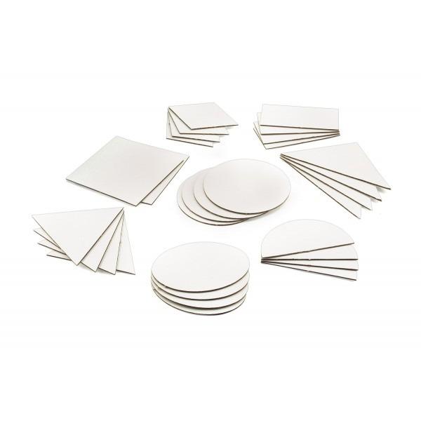 Corrugated Assorted Geometric Shapes 28/pk