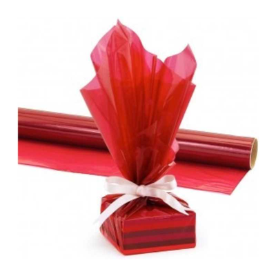 Cellophane Wrap (Orange, 40-Inch X 100 Ft)