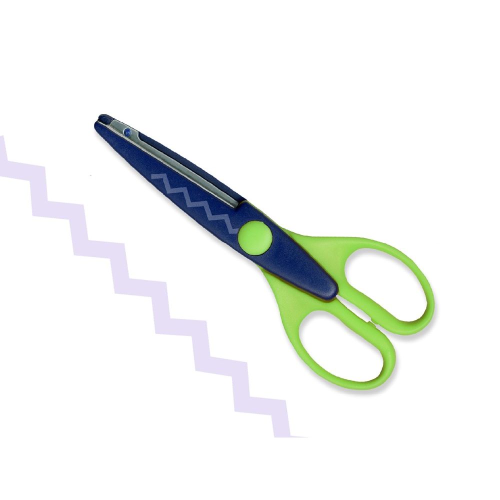 Cropping Scissors Metal Blade ZigZag 6.5"