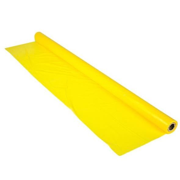 Plastic Yellow Tablecloth Roll 40" x 100ft